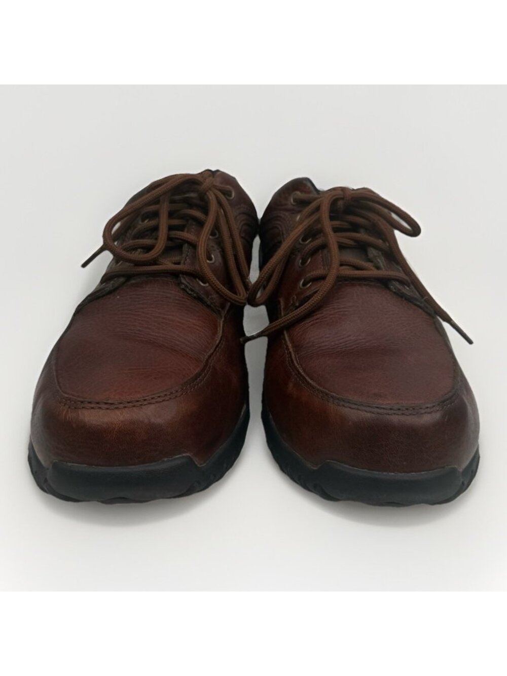 WindRiver Walking Shoes Mens 10.5 Brown Leather Comfort Casual Lace Up Oxford - Picture 2 of 10